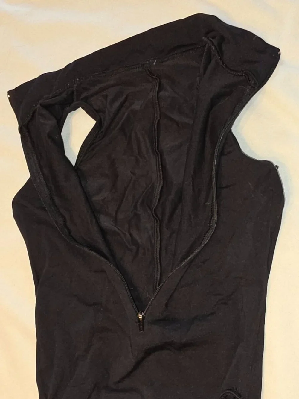 Motionwear Zip Front Mock Neck High Cut Leg Leotard Childs Sz 6 7 Style 2206